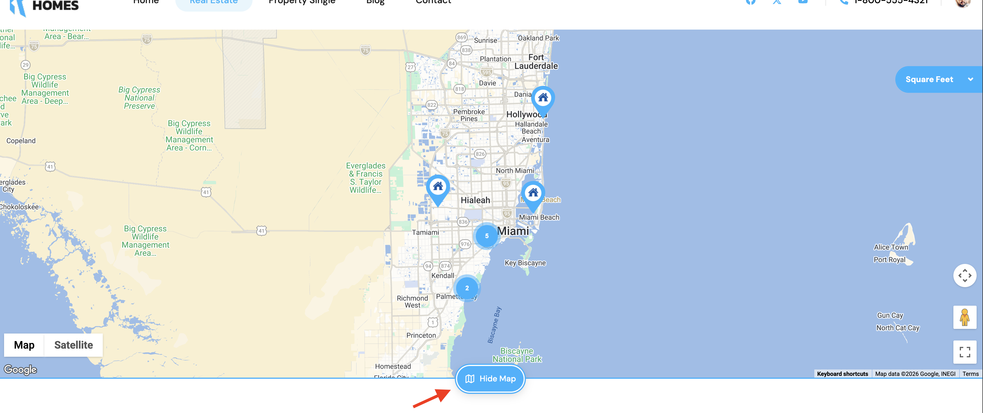 Map Visible State