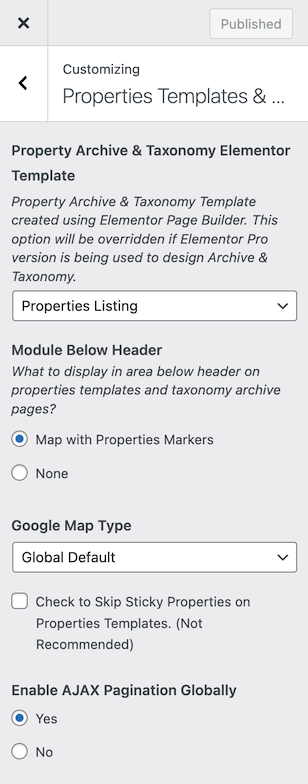 Ultra - Properties Archive / Taxonomy Pages