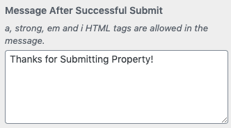 Submit Property