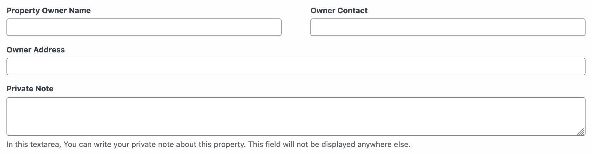 Property Label Text & Background Color