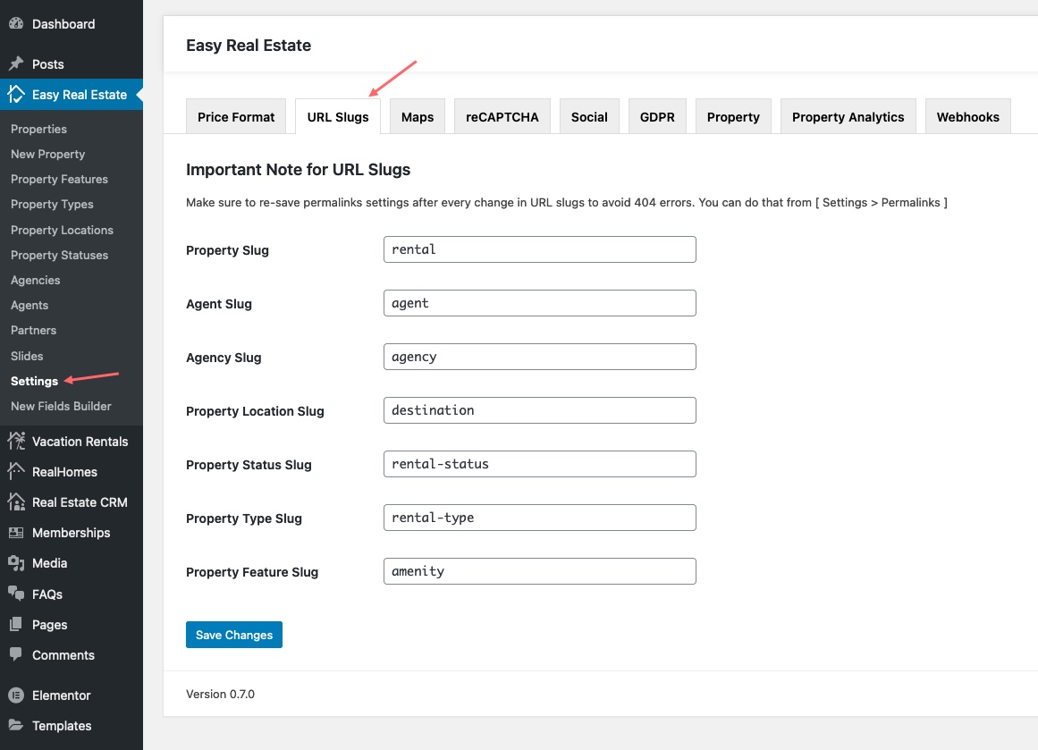 RealHomes Documentation