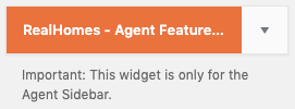 RealHomes Agent Featured Properties Widget